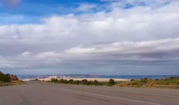 Photo of A highway goes to the horizon.