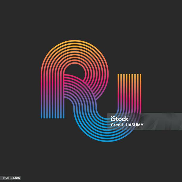 Multiple Letter P Combination Letters Pu Or Up Monogram Creative Offset Lines Linear ...