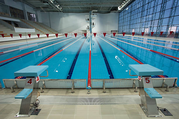 Olympic swimming pool Olympic swimming pool the olympic games stock pictures, royalty-free photos & images