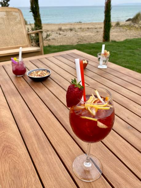 istock Sundeck, holliday, nature, beach, drink,Izmir, Turkey 1395144611