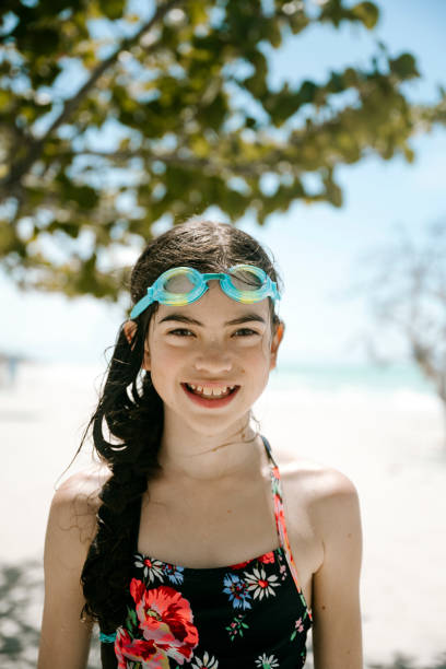 istock Girl on a beach vacation 1395156499