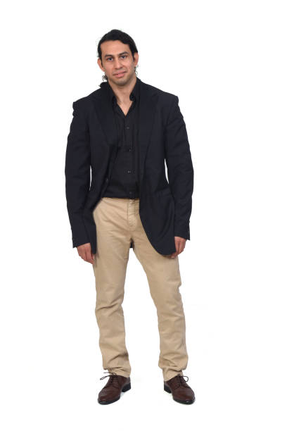 istock Portrait of a man on white background 1395161015