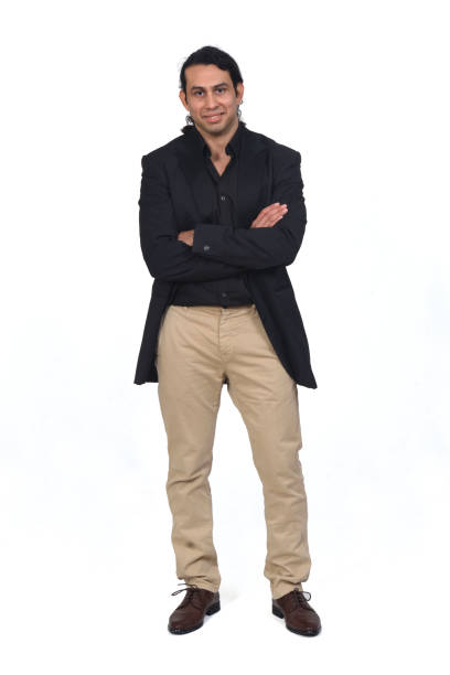 istock Portrait of a man on white background 1395161036