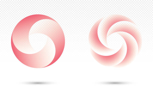 ilustrações, clipart, desenhos animados e ícones de logotipo padrão vetorial de abertura da roda de vórtice - aperture