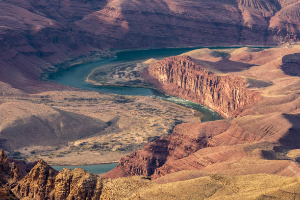 istock Colorado River Curves In An S Below Lipan Point 1395167790