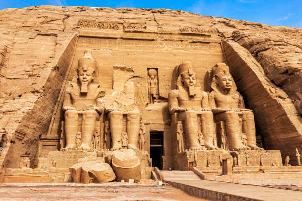 istock Abu Simbel rock-cut Great Temple of Ramesses II, Egypt 1395167972