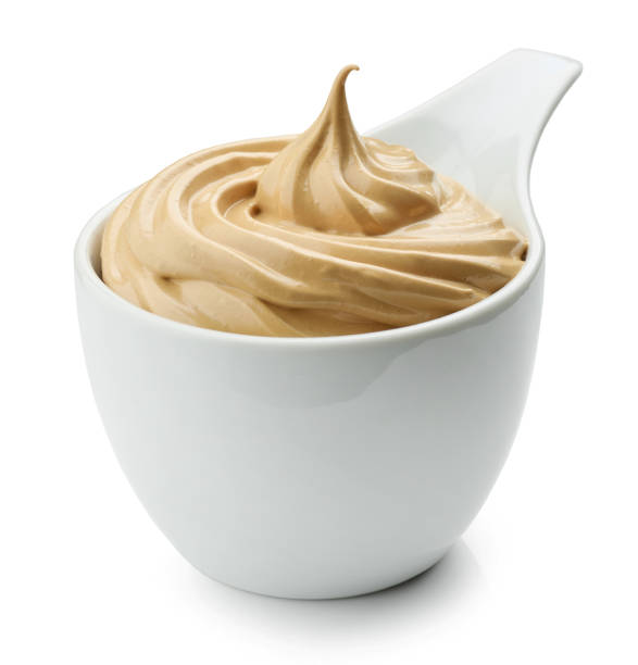 istock whipped caramel and coffee mousse dessert 1395169280