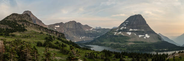 istock Panorama of Bearhat Mountain and Hidden Lake 1395170174