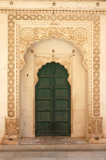 Gate of a palace in Rajasthan, India