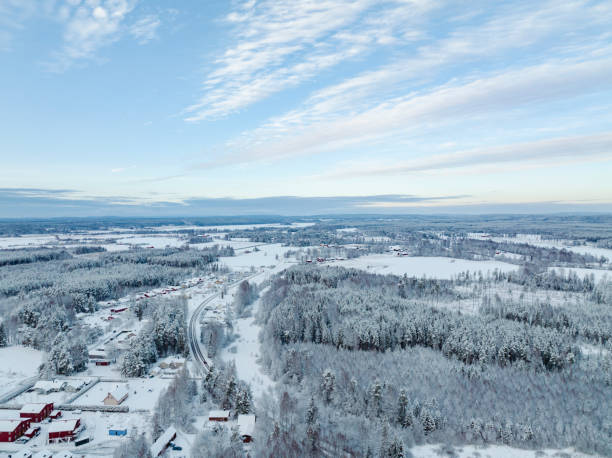 istock Winter landscape in Sweden 1395174977