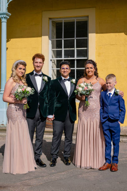 istock Wedding Party Portrait 1395178061
