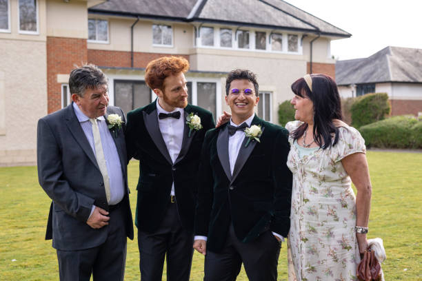 istock Family Wedding Portrait 1395178131