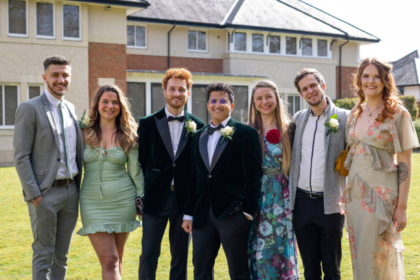 istock Formal Friend Wedding Portrait 1395178142