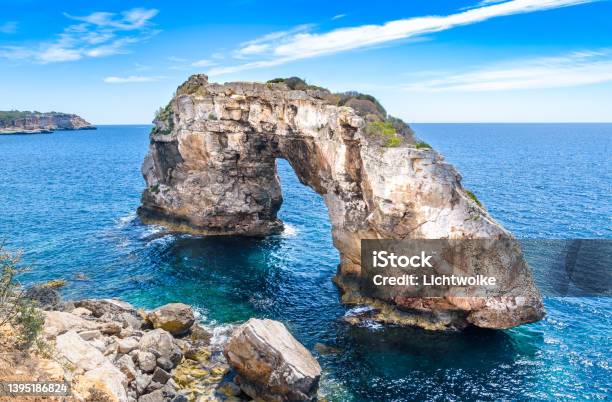 Es Tips Mallorca Rock Stock Photo - Download Image Now - Balearic Islands, Beach, Beauty In Nature