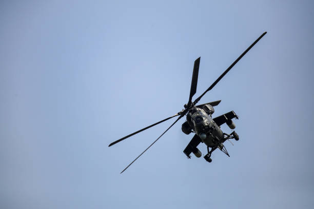 istock Military helicopter 1395188240