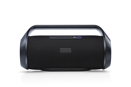 Bluetooth speaker isolated on white  background