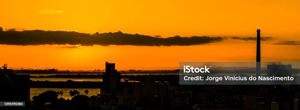 Porto Alegre Sunset in Porto Alegre, Brazil Brazil Stock Photo