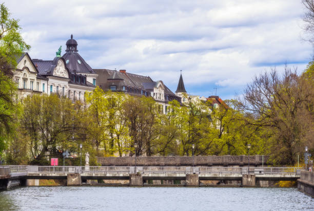 istock Munich cityscape at the river Isar 1395195810