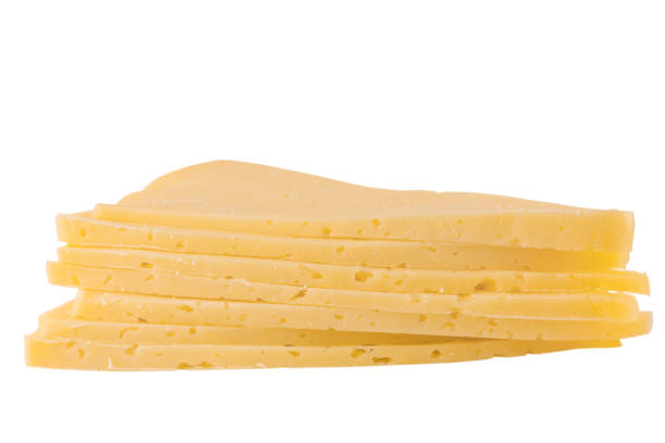 stacked triangular pieces of cheese