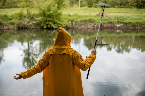 istock Fishing on a gloomy spring day 1395203702