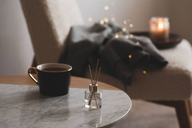 istock Liquid home perfume in cozy atmosphere indoor 1395208764