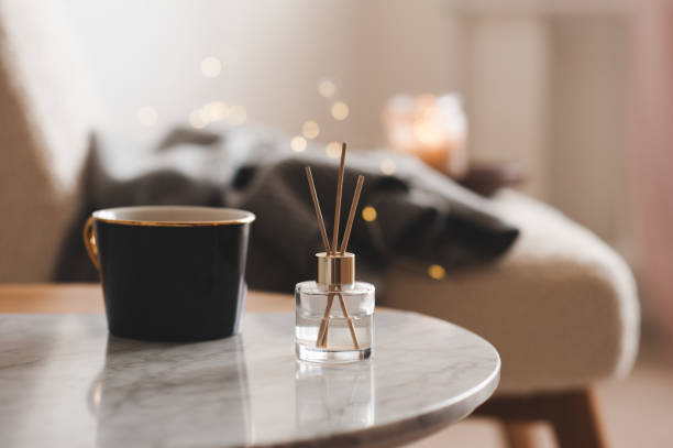 istock Liquid home perfume in cozy atmosphere indoor 1395209345