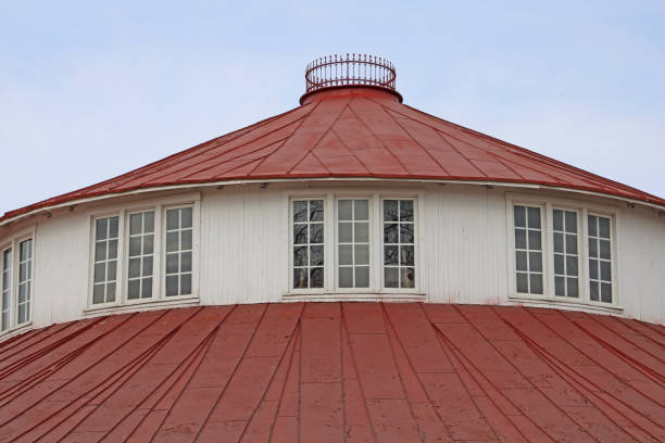 Lancaster, Ohio USA - The Round Barn at Fairfield County Fairgrounds