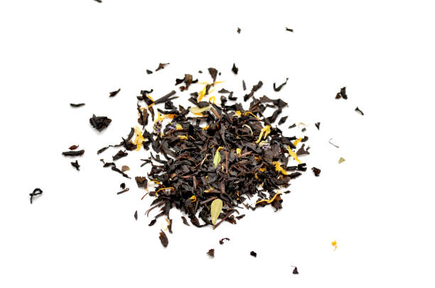 istock tea leaves with different flavors on white background 1395214633