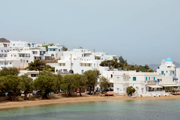 Mandraki is the capital of Nisyros Island. View from above. Greece