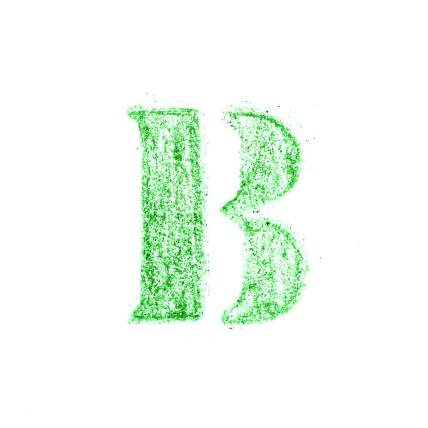 istock Crayon character alphabet and signs isolated over the white background 1395222673