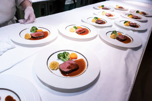 istock Preparing to serve the main dish beef fillet 1395222934