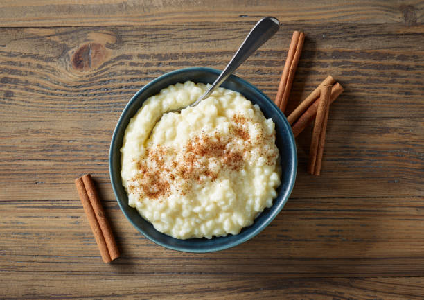 istock bowl of rice milk pudding 1395223905