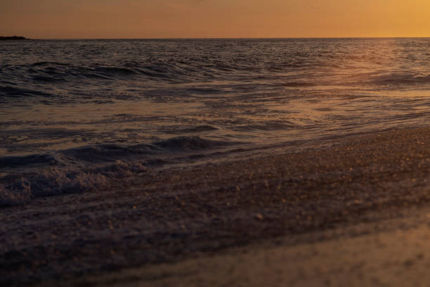istock Sunset in the tropical beach 1395225028