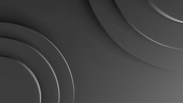 istock 3d rendered texture of Circular shape at different heights , abstract background 1395226182