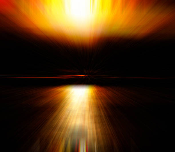 istock High speed motion effect with motion blur and bright colors, red,black,,orange and yellow. 1395227365