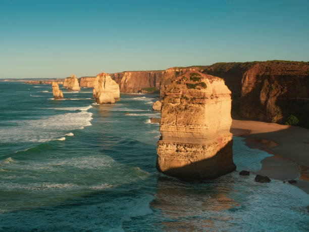 Giant eroded rock islands