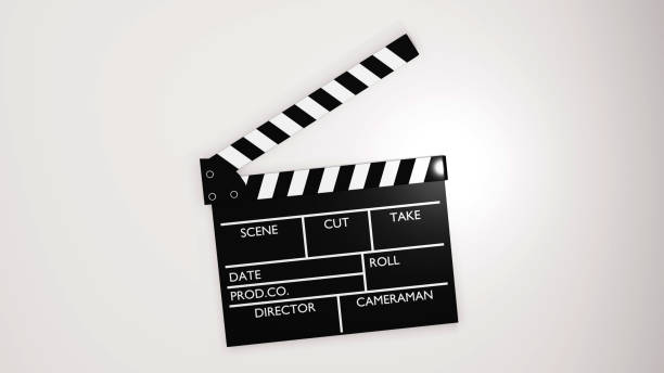 istock movie Clipper board and chalk 3d RENDER 1395237412