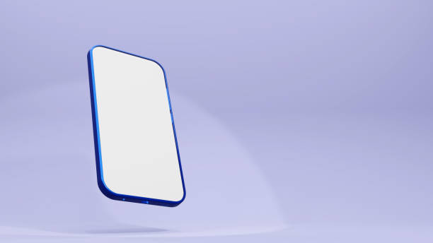 istock Smartphone frame less blank screen template for infographics or presentation 3D realistic phones. 1395237481
