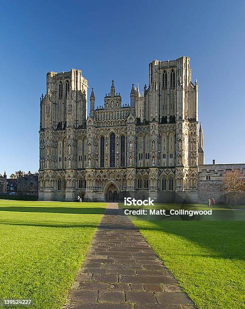 Wells Cathedral Stock Photo - Download Image Now - Architecture, British Culture, Cathedral