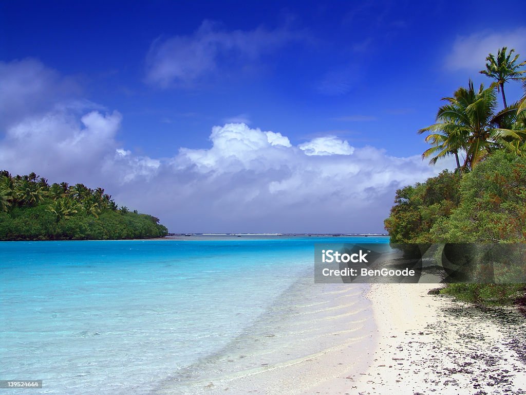 Praia da lagoa - Foto de stock de Ilhas do Havaí royalty-free