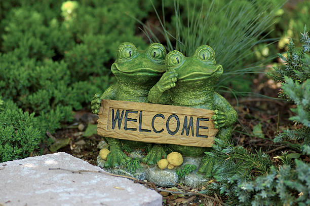 Frog Greeter 930+ Frog Statue Stock Photos, Pictures & Royalty-Free Images - iStock