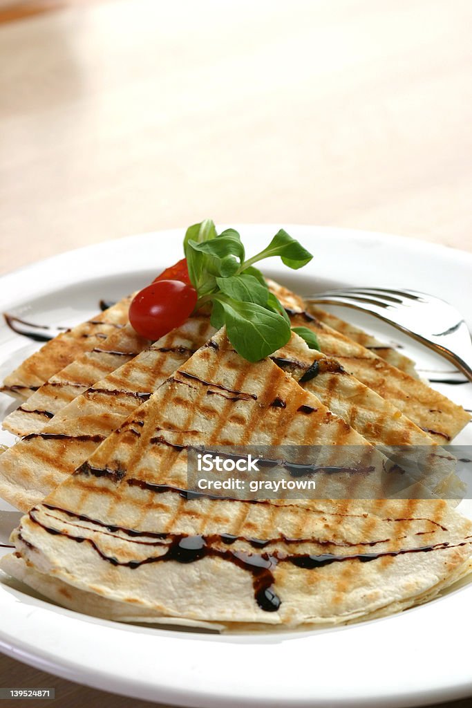 Quesadilla de frango - Foto de stock de Almoço royalty-free