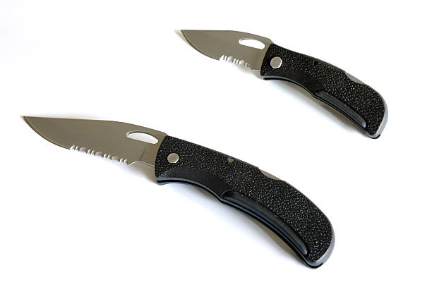 istock Pair of adventure knives 139525062