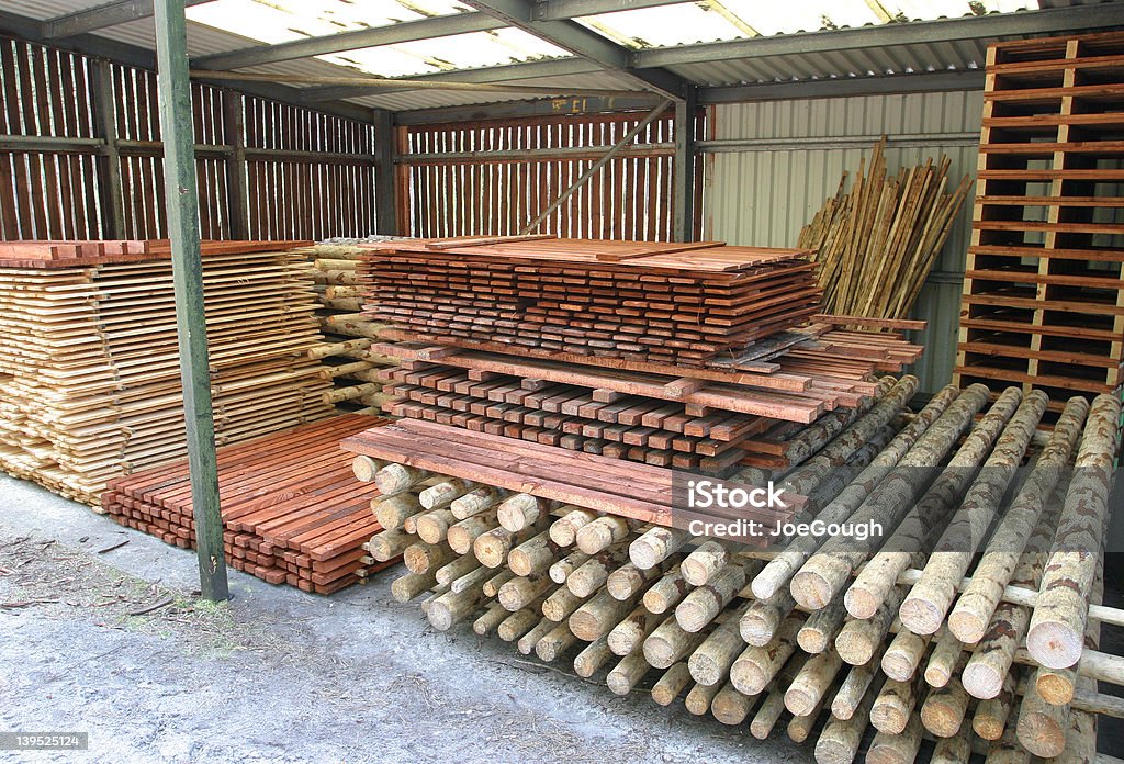 Der Timber Yard - Lizenzfrei Baum Stock-Foto