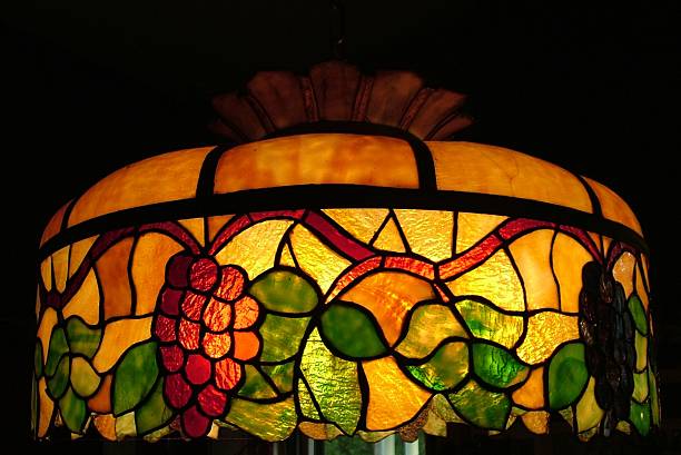 tiffany 단궤 주방 - tiffany lamp 뉴스 사진 이미지