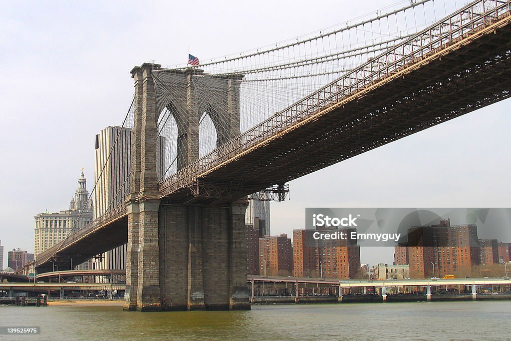 Ponte di Brooklyn al di sopra - Foto stock royalty-free di For Sale - Frase inglese