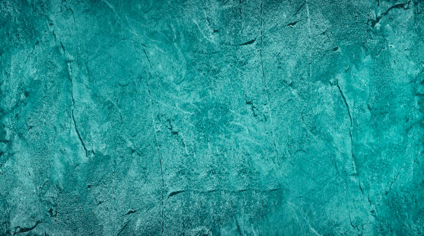 istock Blue green abstract background. Toned rough rock surface texture. Beautiful teal background with copy space for design. 1395260055