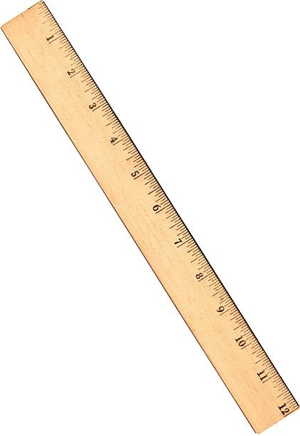 istock Close up of a ruler against white background 139526810