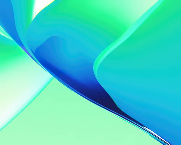 istock 3d rendering Curve Dynamic watercolor texture blend Fluid Liquid Wallpaper. Light Pastel Cold Color Colorful Swirl Gradient Mesh. Bright Pink Vivid Vibrant Smooth Surface. 1395269149