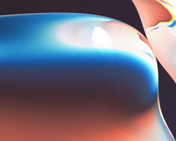 istock 3d rendering Curve Dynamic watercolor texture blend Fluid Liquid Wallpaper. Light Pastel Cold Color Colorful Swirl Gradient Mesh. Bright Pink Vivid Vibrant Smooth Surface. 1395269976